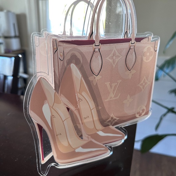 Brush holder designer inspired pen holder cosmetic organizer - Picture 3 of 4